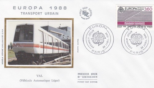Francia 1988 fdc europa - francia,