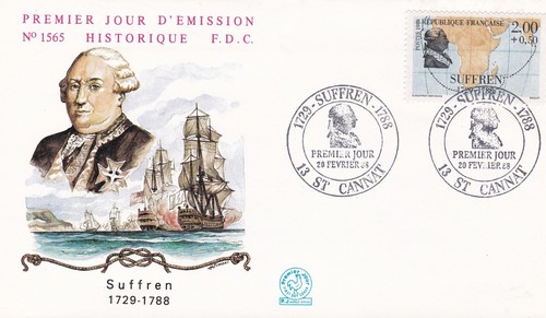 Francia 1988 fdc suffren - 1988, yt
