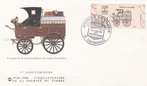 Francia 1988 fdc giornata - 1988,