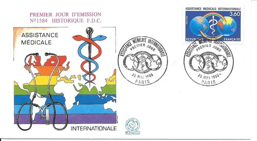 Francia 1988 fdc assistenza - francia,