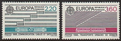 Francia 1988 europa mnh - 1988, 2v