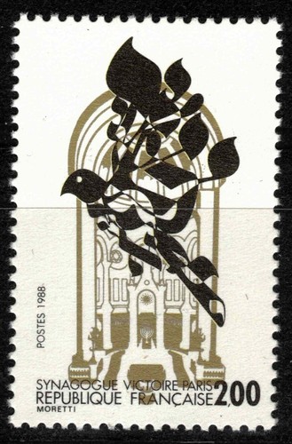 Francia 1988 sinagoga victoire - francia,