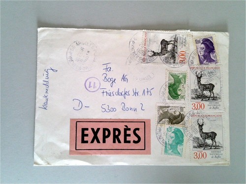 Francia 1988 express - express, cover
