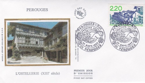 Francia 1988 fdc perouges - perouges, yt