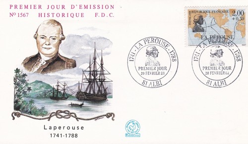 Francia 1988 fdc perousse - la,