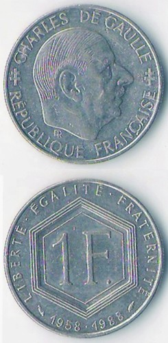 Francia franco 1988 - francia.,