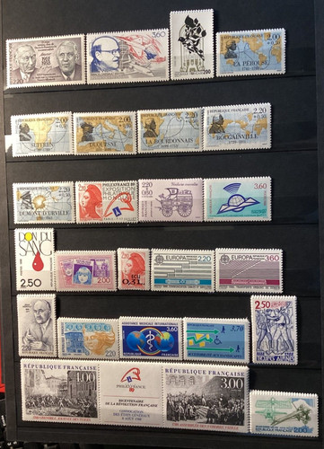 Timbres france année 1988 - timbres,