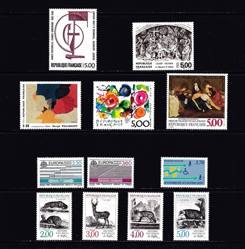 Francia 1988 lotto con serie - -,