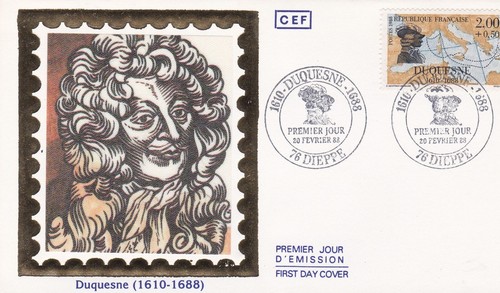 Francia 1988 fdc dsquesne - 1988, yt