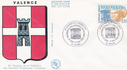 Francia 1988 fdc congresso - 1988, 61