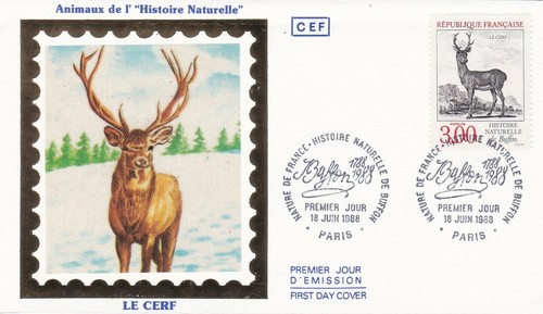 Francia 1988 fdc animali - animali, di