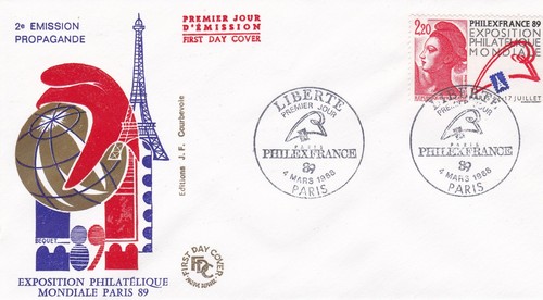 Francia 1988 fdc philexfrance - 1988,