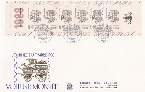 Francia 1988 fdc giornata del - fdc,
