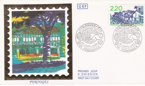 Francia 1988 fdc perouges - 1988,