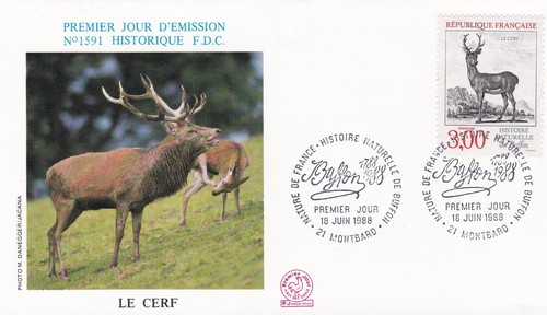 Francia 1988 fdc natura - 1988, di
