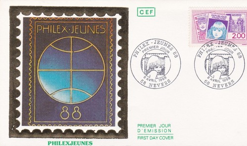 Francia 1988 fdc philex - 1988,
