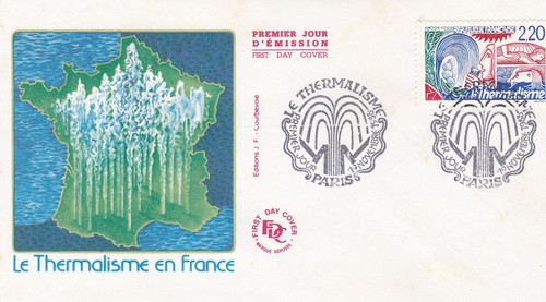Francia 1988 fdc termalismo - fdc, il