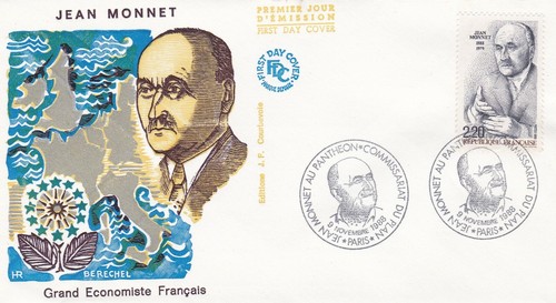 Francia 1988 fdc jean - francia, monet