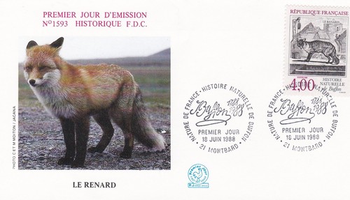 Francia 1988 fdc natura - natura, di