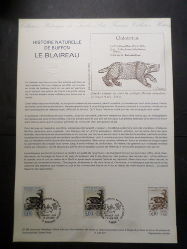 Francia 1988 documento - 1988,