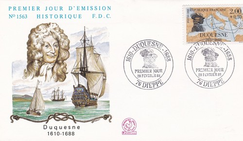 Francia 1988 fdc dsquesne - 1988,
