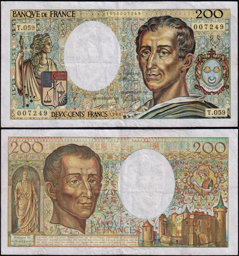 Francia france 200 francs - -,