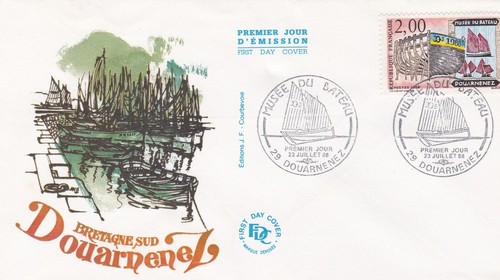 Francia 1988 fdc museo - fdc, della