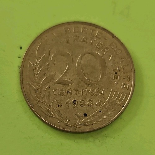 Francia centimes 1988 - 20,