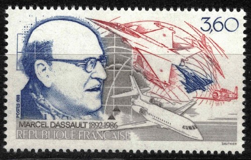 Francia 1988 marcel dassault - francia,