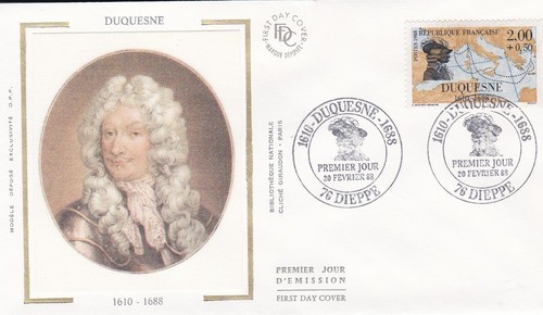 Francia 1988 fdc dsquesne - francia,