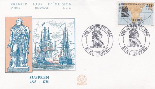 Francia 1988 fdc suffren - 1988,