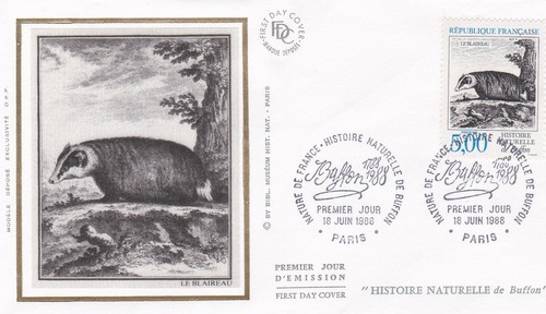 Francia 1988 fdc natura - 1988,