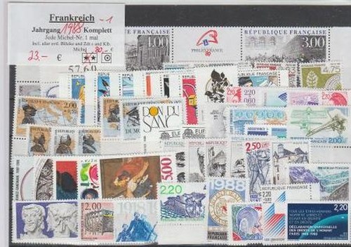 Francia 1988 michel - francia, n